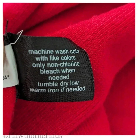 LANE BRYANT Christmas Red Knit Sweater Tunic Top Size 14/16   Pullover - Picture 6 of 6